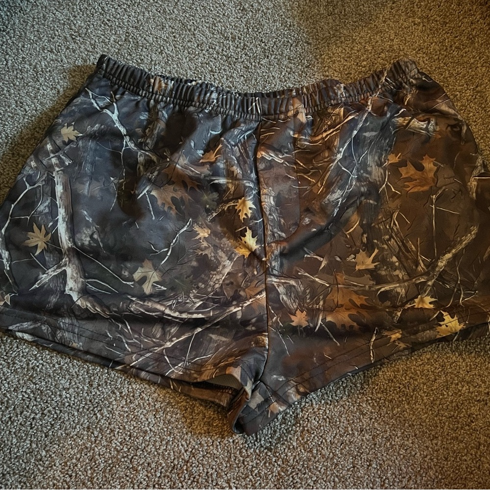SHEIN Camouflage Athletic Shorts 3 pairs